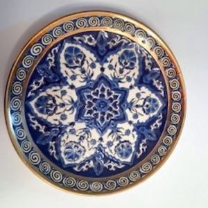 Handmade 7" plate from Greece